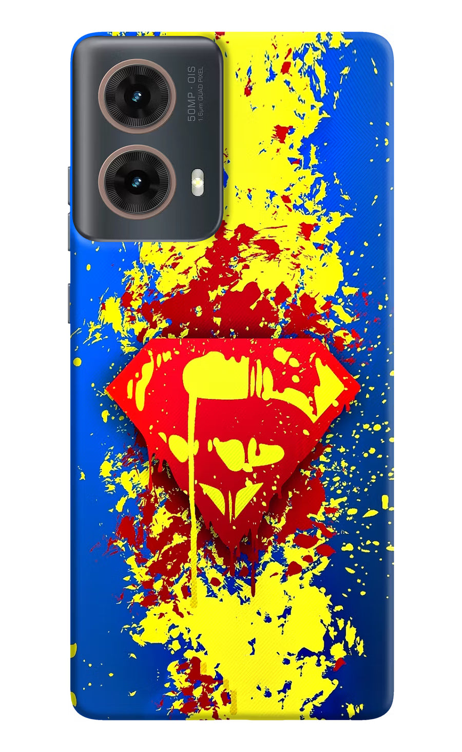 Superman logo Motorola G85 Back Cover, Hard case