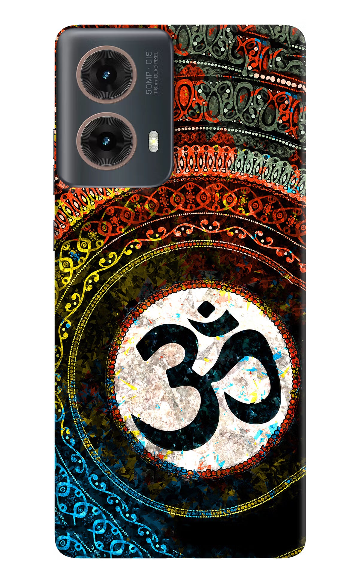 Om Cultural Motorola G85 Hard Case Back Cover by Casekaro