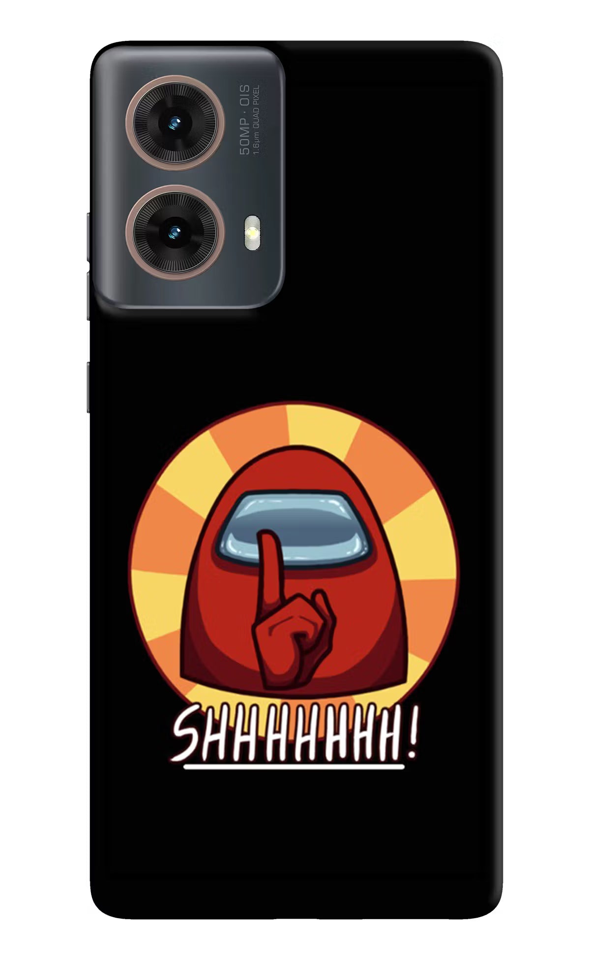 Among Us Shhh! Motorola G85 Hard Case Back Cover by Casekaro