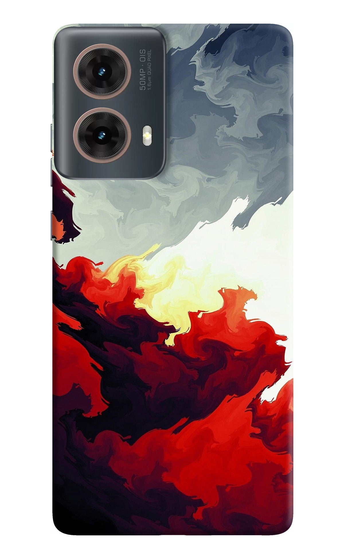 Fire Cloud Motorola G85 Back Cover