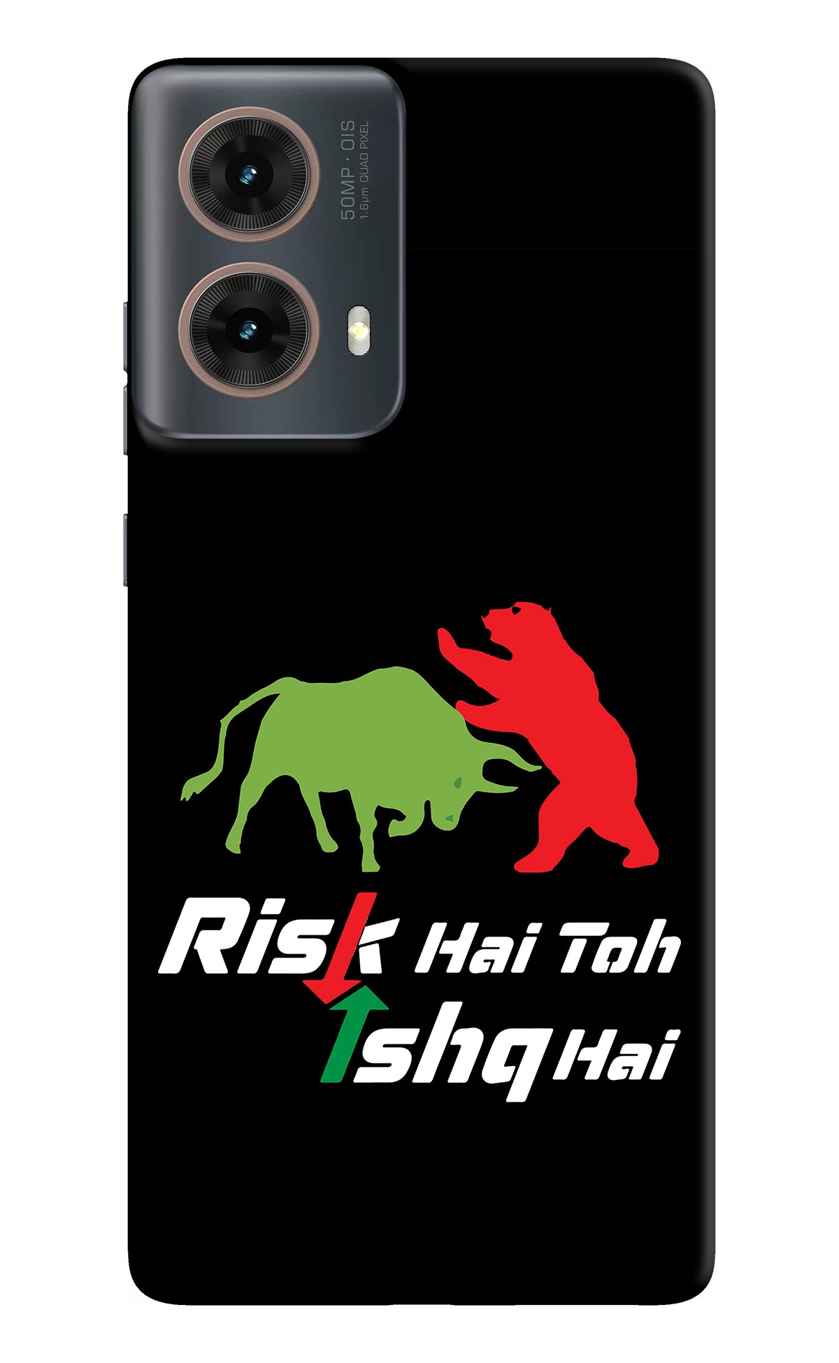 Risk Hai Toh Ishq Hai Motorola G85 Back Cover