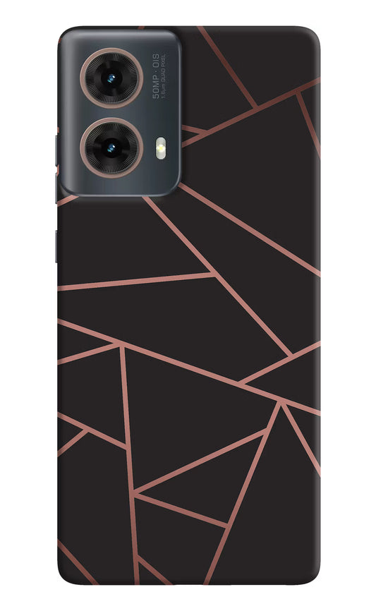 Geometric Pattern Motorola G85 Hard Case Back Cover by Casekaro