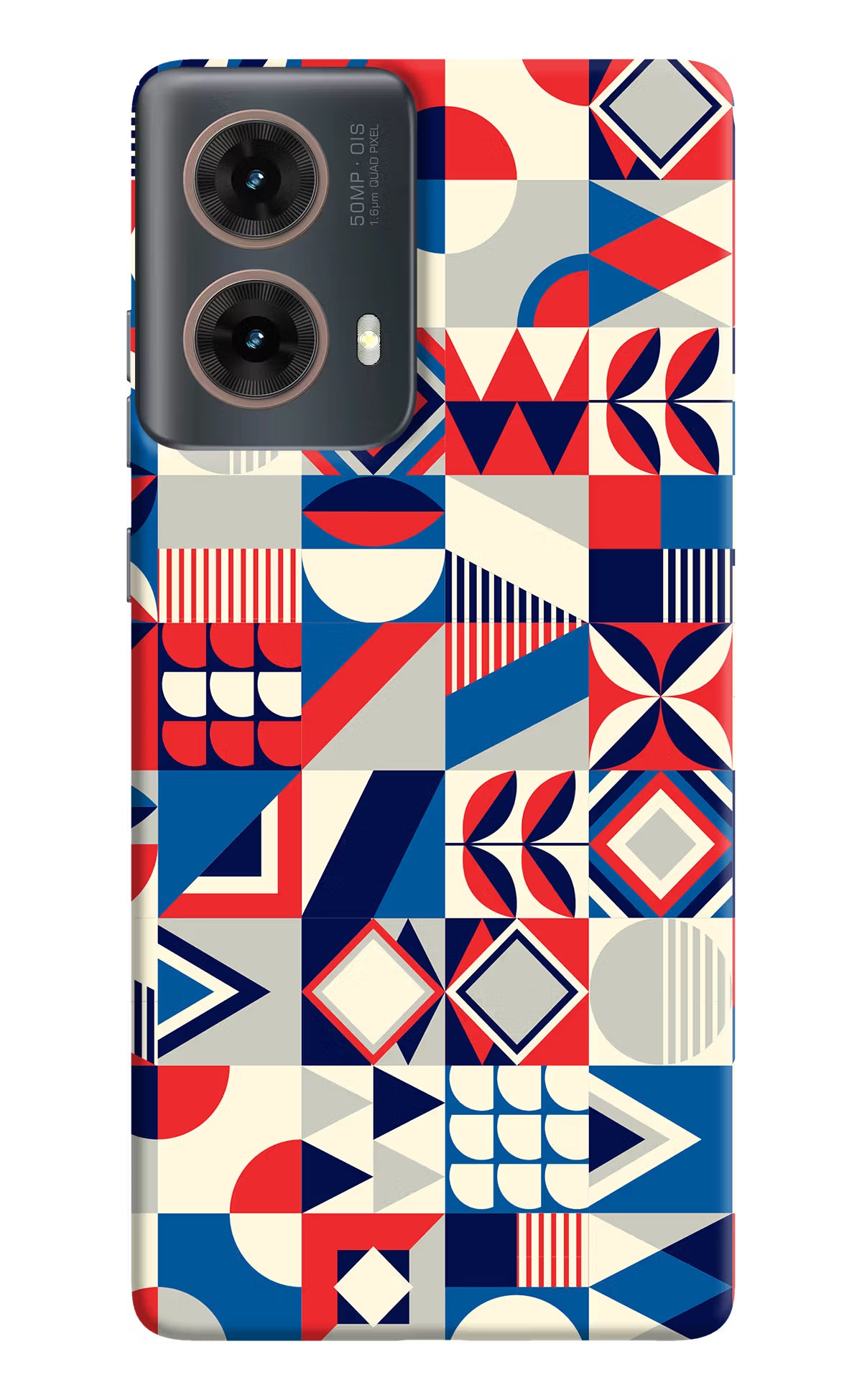 Colorful Pattern Motorola G85 Hard Case Back Cover by Casekaro