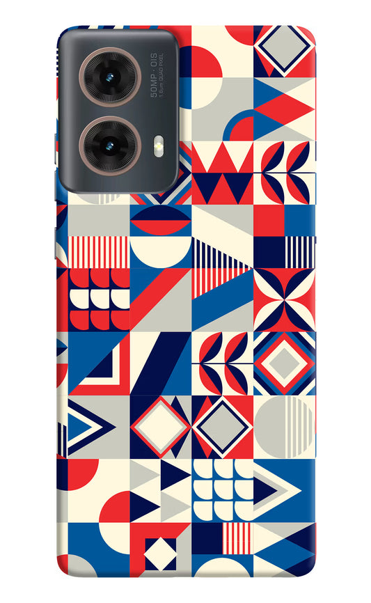 Colorful Pattern Motorola G85 Hard Case Back Cover by Casekaro