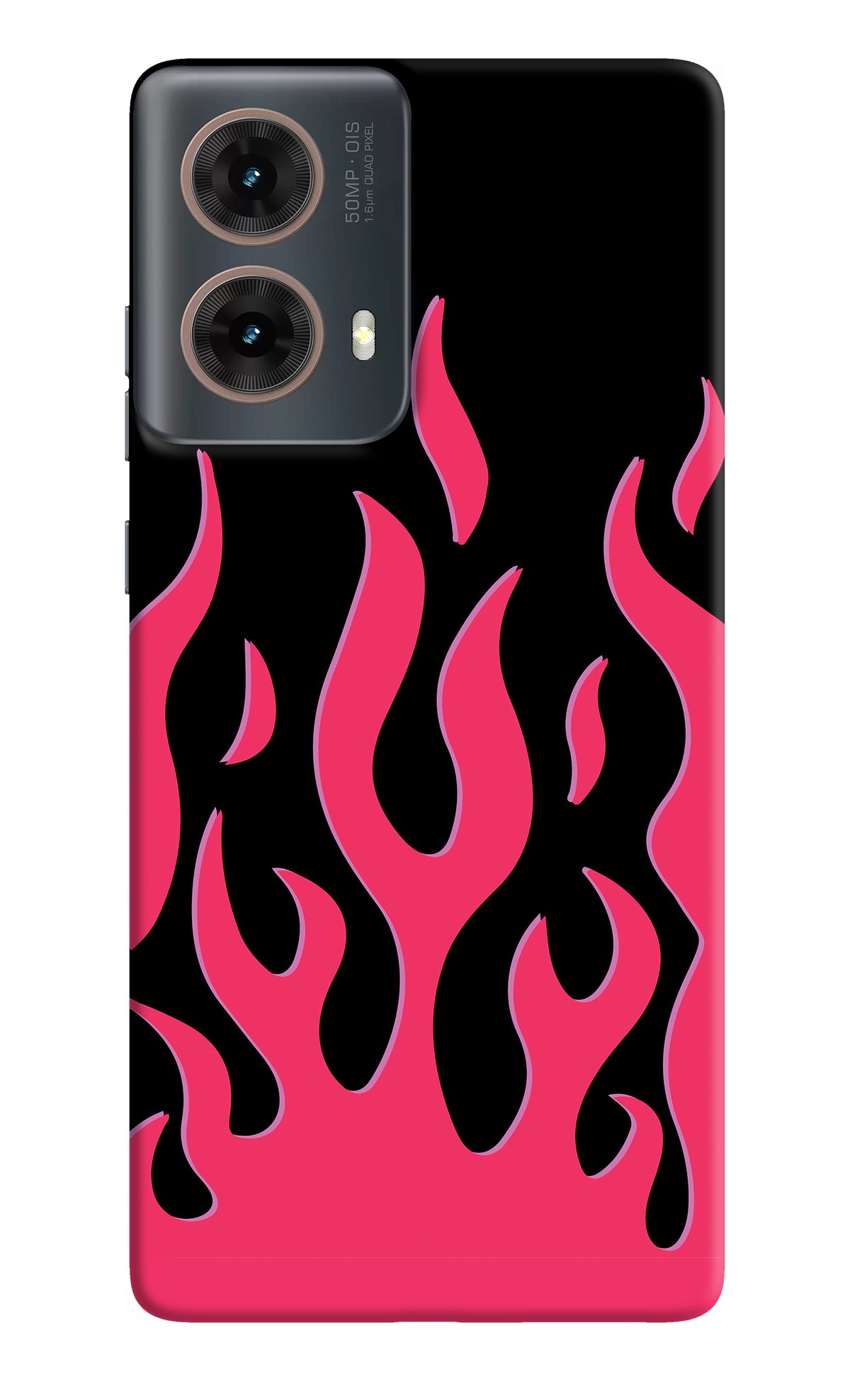 Fire Flames Motorola G85 Back Cover