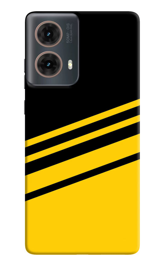 Yellow Shades Motorola G85 Hard Case Back Cover by Casekaro
