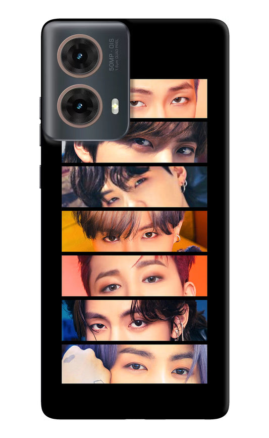 BTS Eyes Motorola G85 Hard Case Back Cover by Casekaro