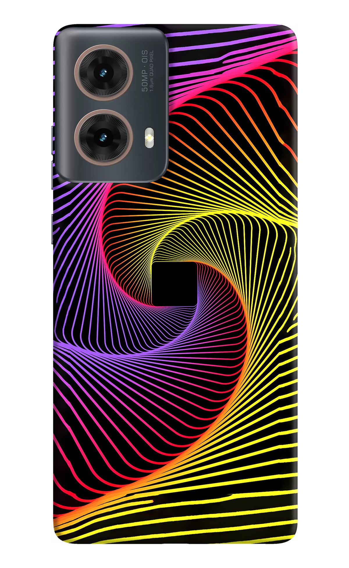 Colorful Strings Motorola G85 Back Cover