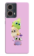 Cute Little Birds Motorola G85 Hard Case Back Cover by Casekaro