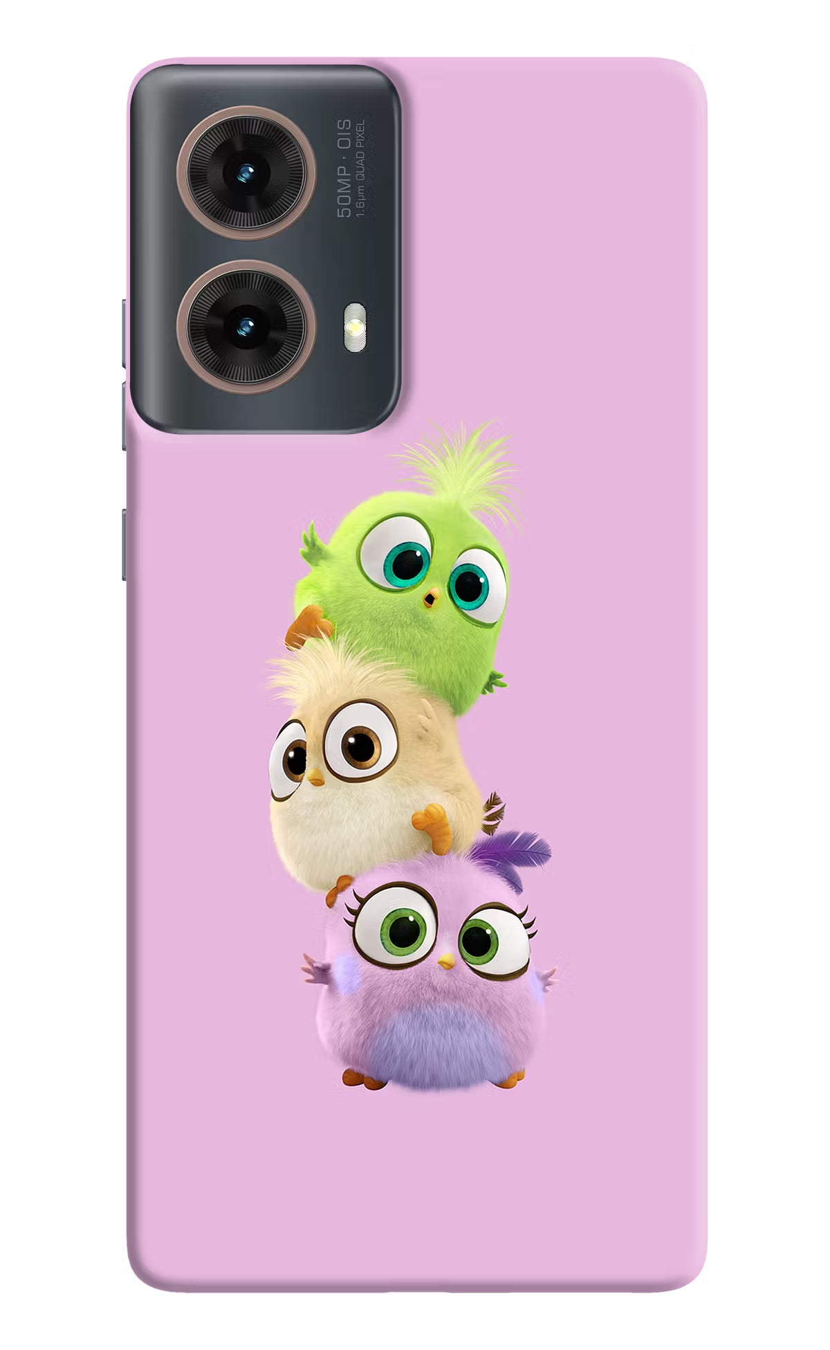 Cute Little Birds Motorola G85 Hard Case Back Cover by Casekaro