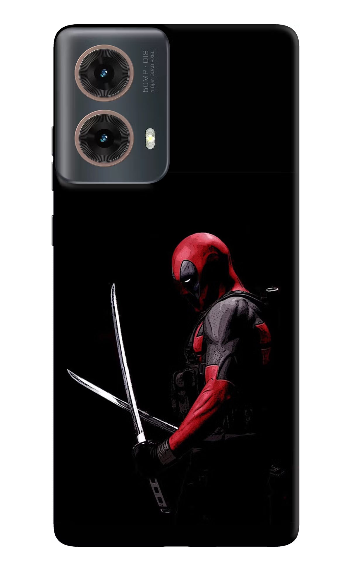 Deadpool Motorola G85 Hard Case Back Cover by Casekaro