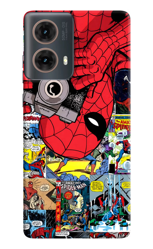 Spider Man Motorola G85 Hard Case Back Cover by Casekaro