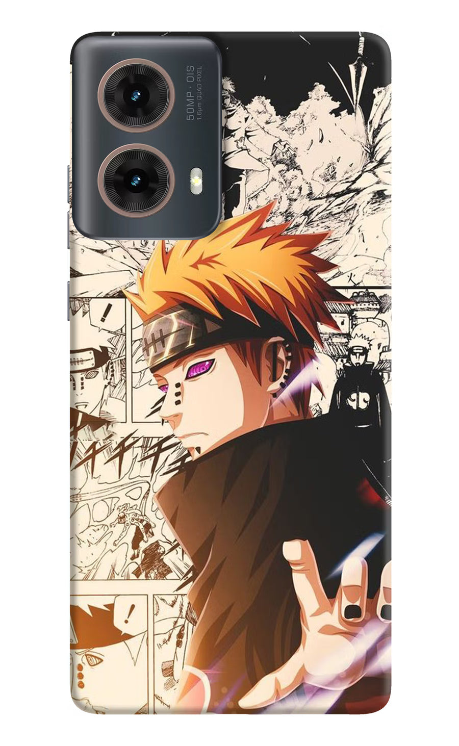 Pain Anime Motorola G85 Back Cover, Hard case