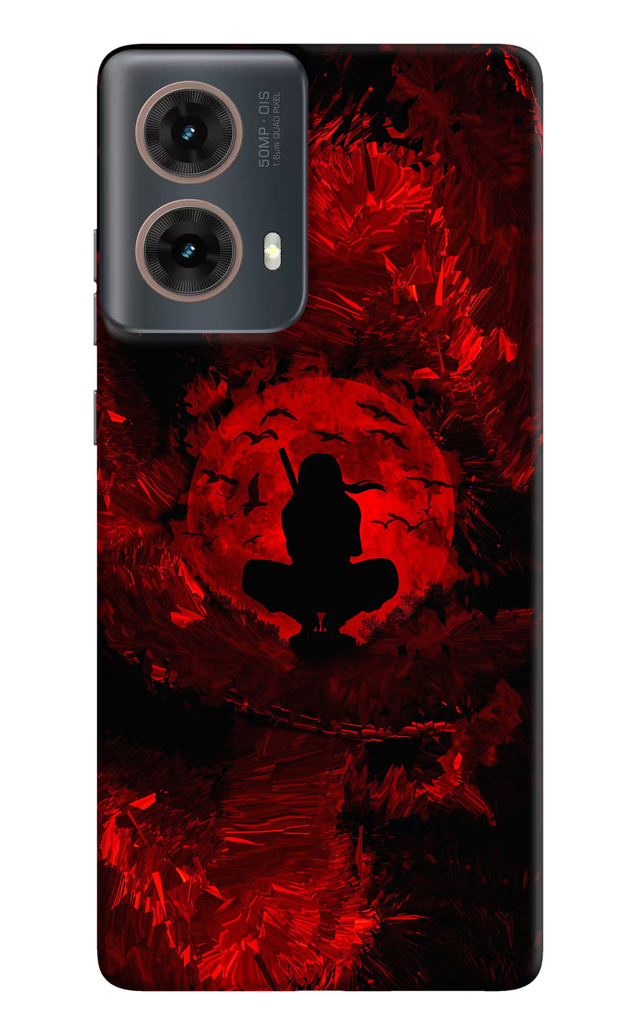 Itachi Uchiha Motorola G85 Back Cover, Hard case