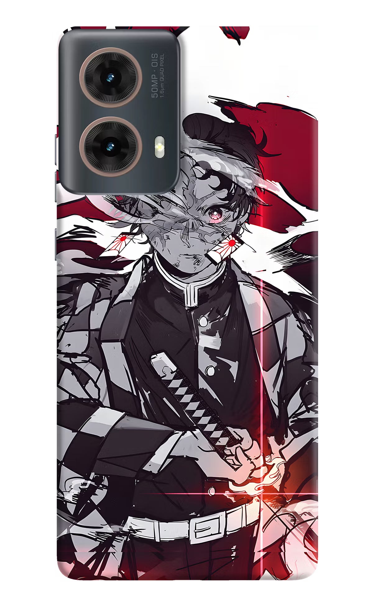 Demon Slayer Motorola G85 Hard Case Back Cover by Casekaro