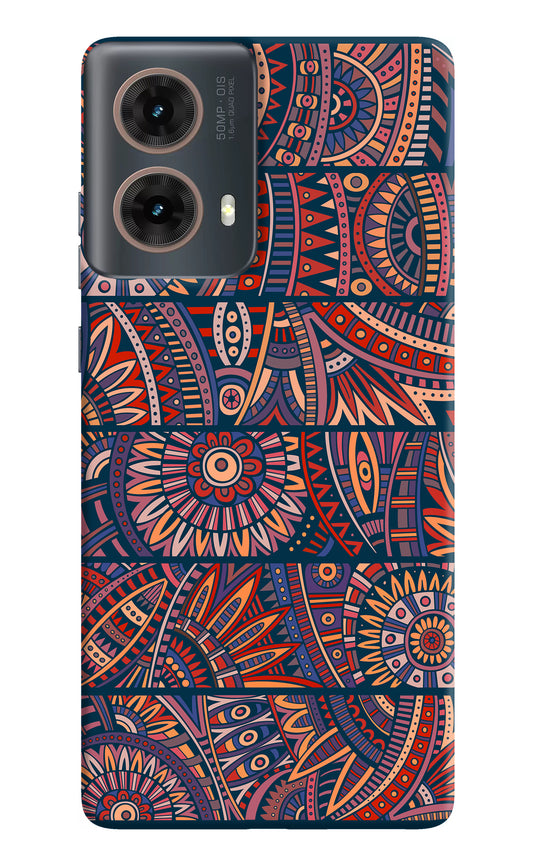 African Culture Design Motorola G85 Back Cover