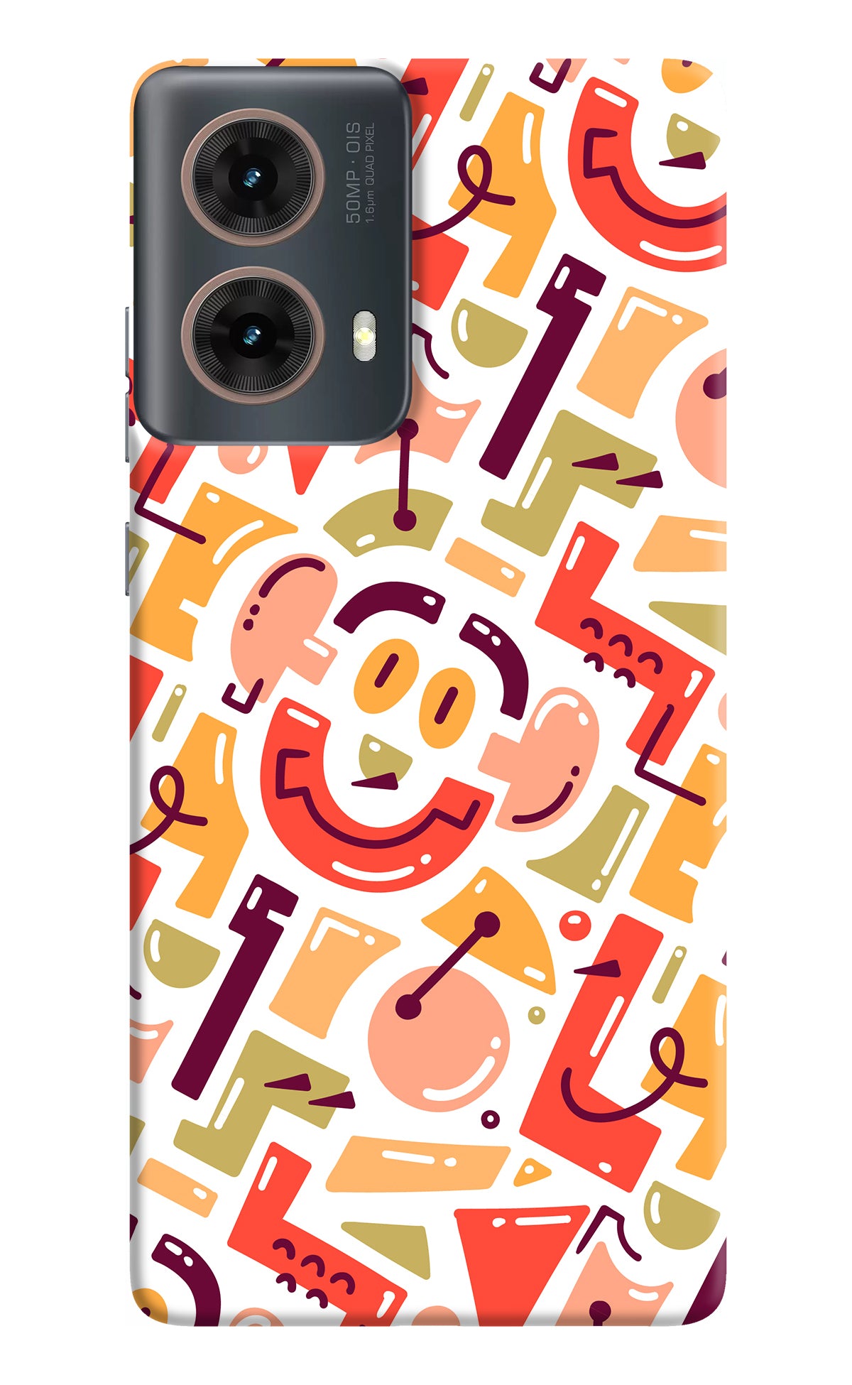 Doodle Pattern Motorola G85 Back Cover