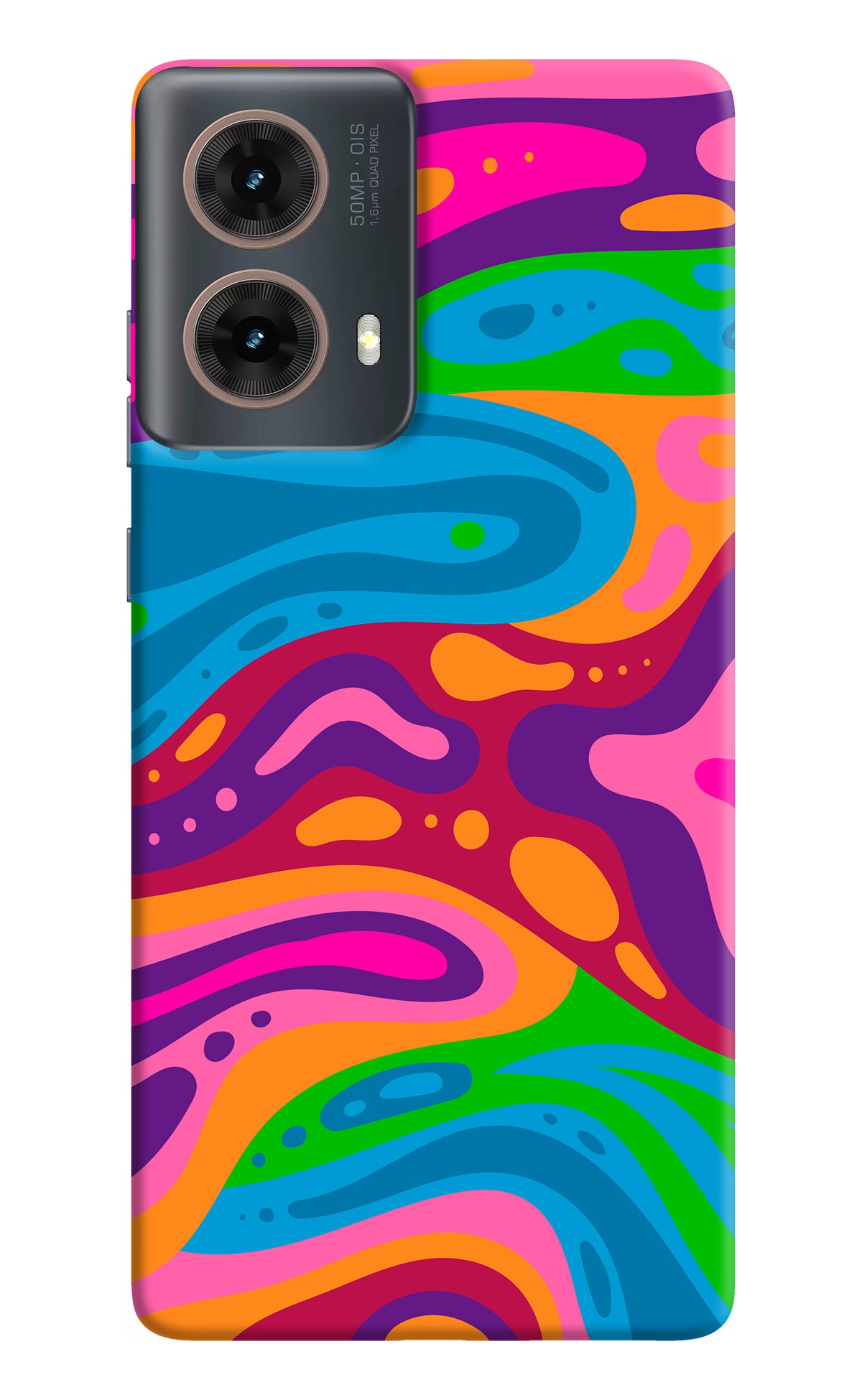 Trippy Pattern Motorola G85 Back Cover