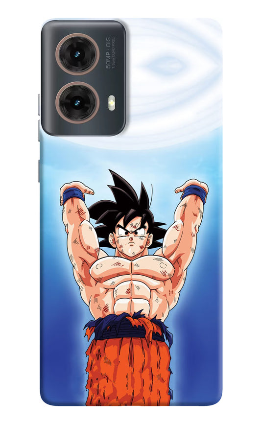 Goku Power Motorola G85 Hard Case Back Cover by Casekaro