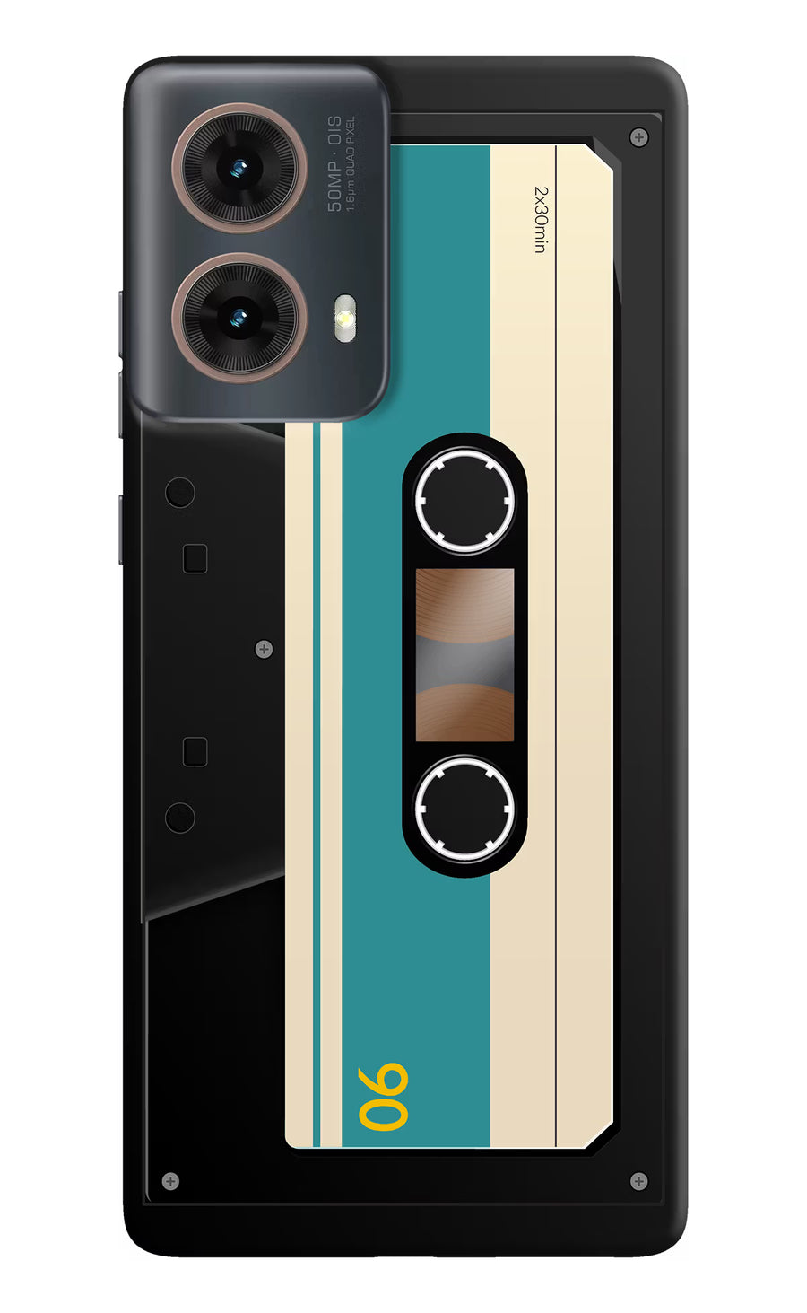 Cassette Motorola G85 Back Cover, Hard case