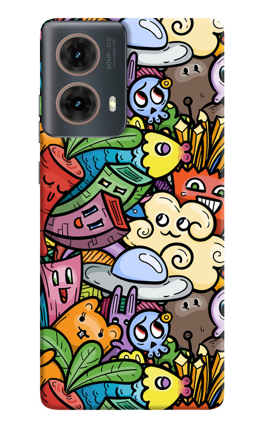 Veggie Doodle Motorola G85 Back Cover