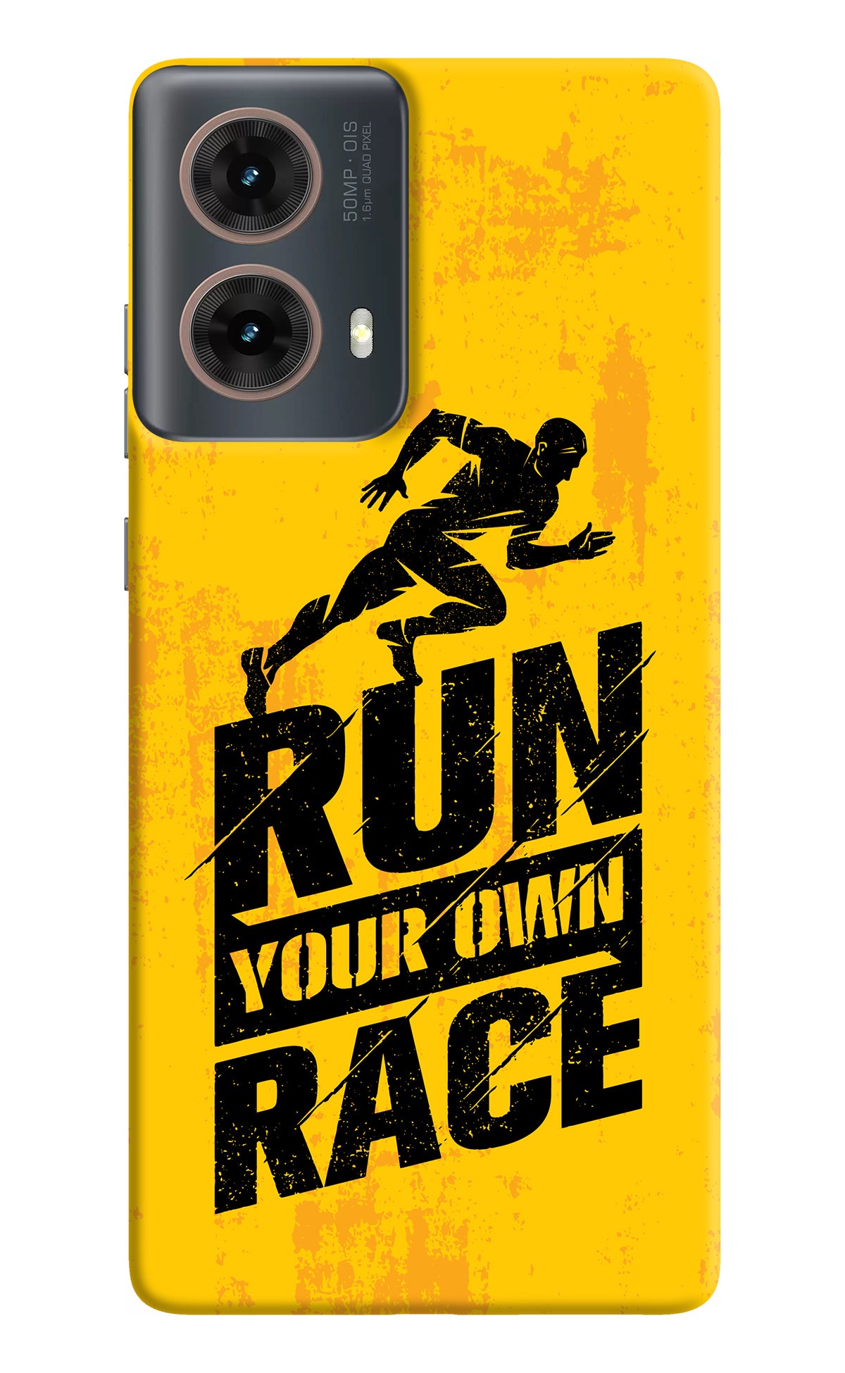 Run Your Own Race Motorola G85 Back Cover