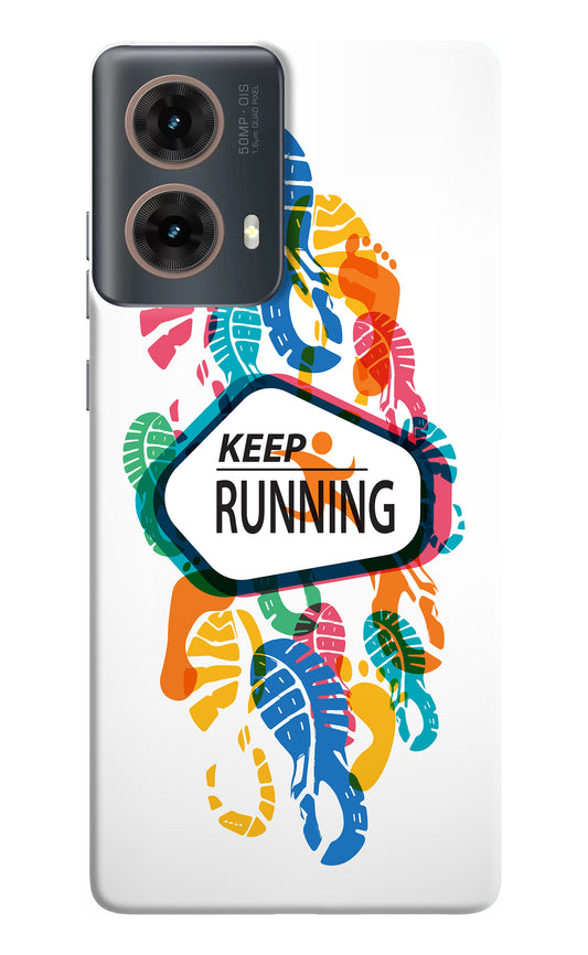 Keep Running Motorola G85 Back Cover