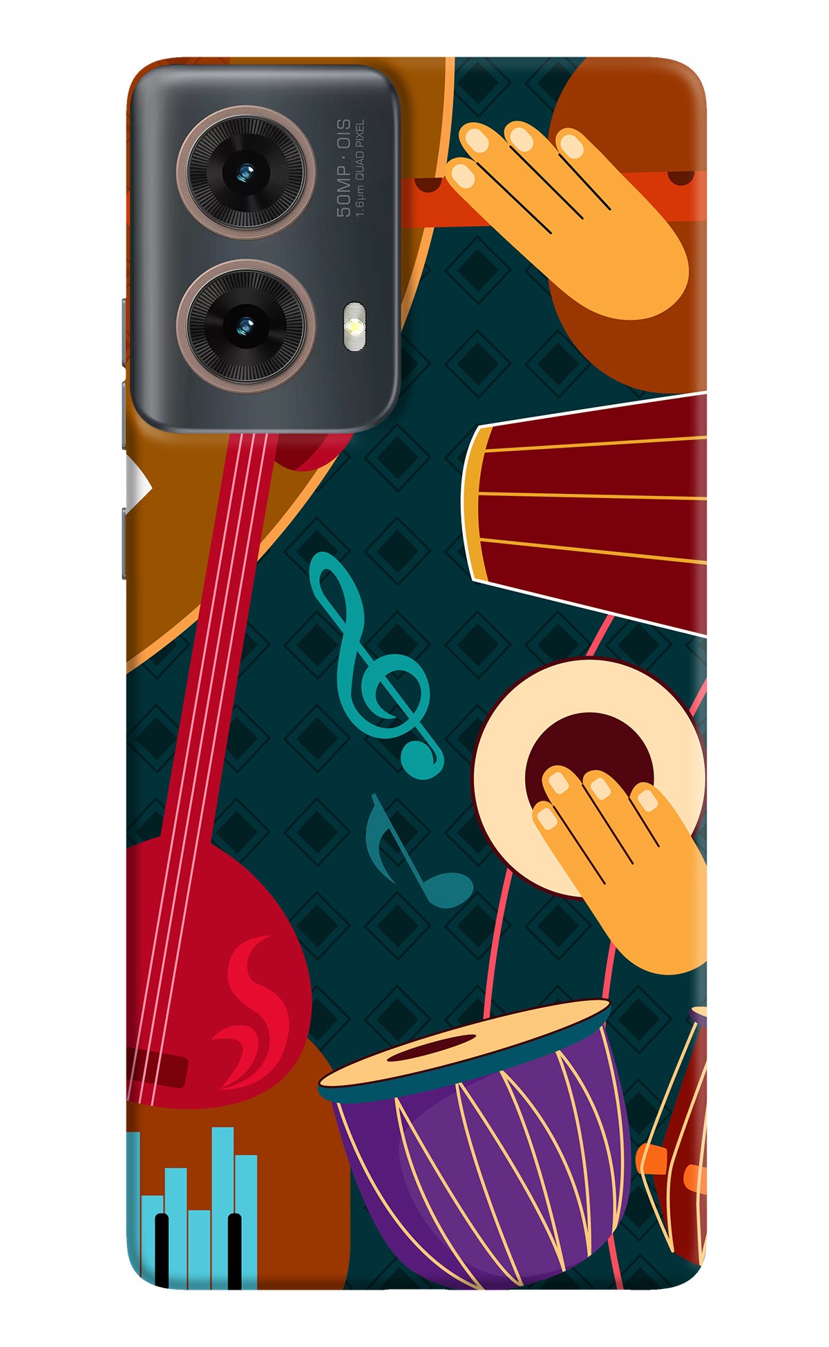 Music Instrument Motorola G85 Back Cover