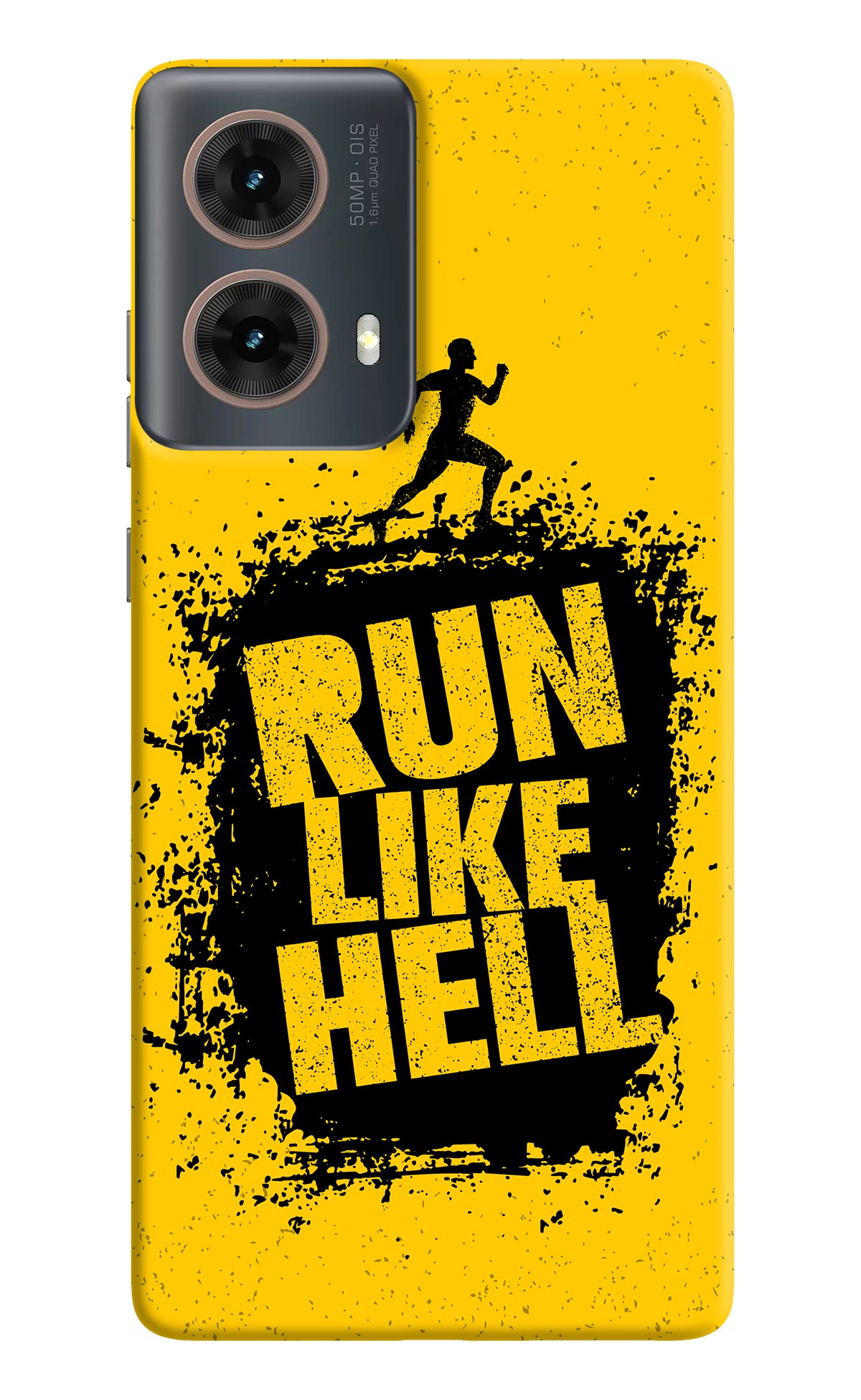 Run Like Hell Motorola G85 Back Cover