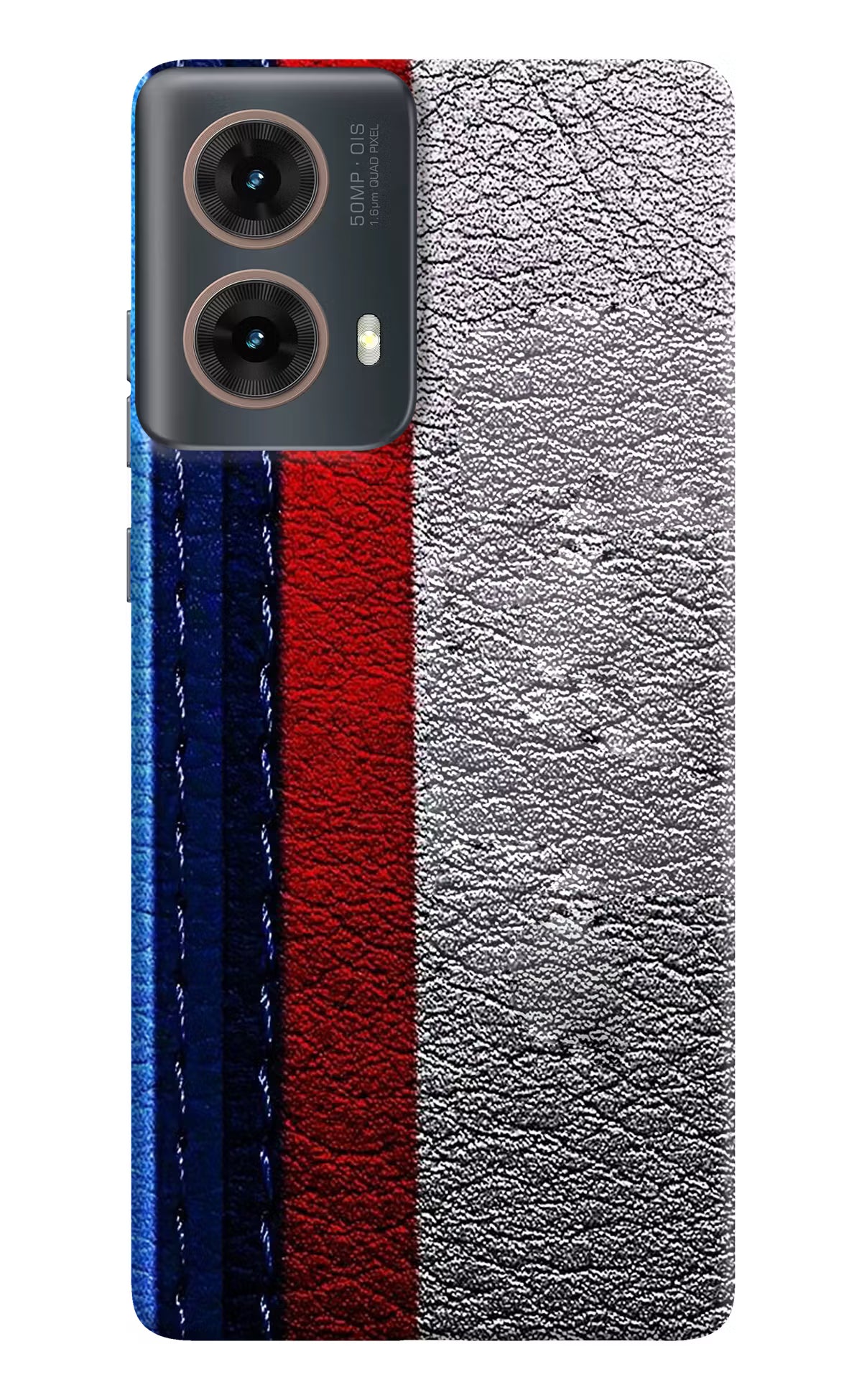 BMW Stripes Motorola G85 Hard Case Back Cover by Casekaro