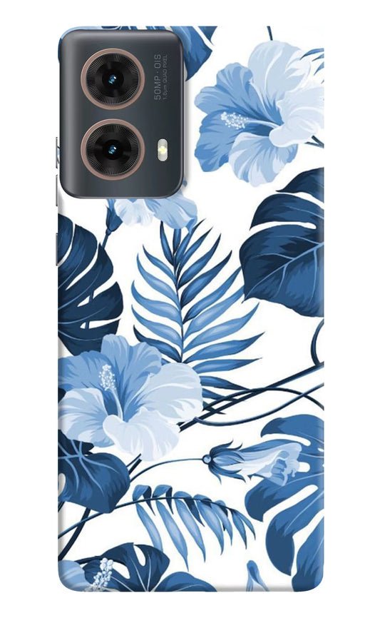 Fabric Art Motorola G85 Hard Case Back Cover by Casekaro