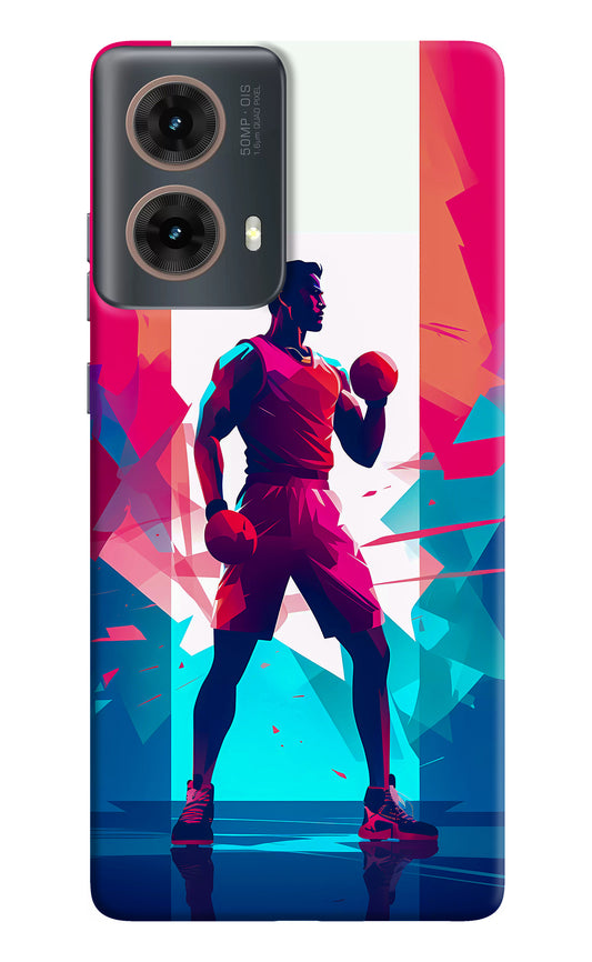 Champion Fighter (AI Generated) Motorola G85 Back Cover