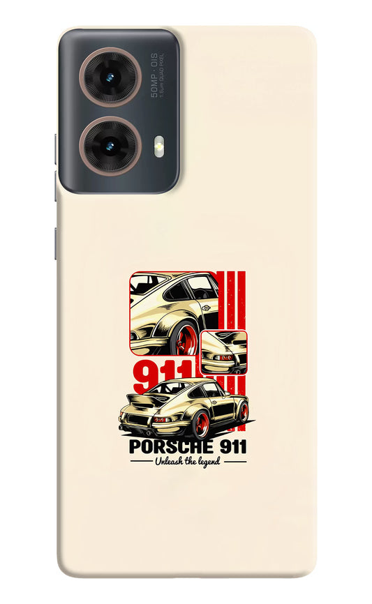 Classic Porsche 911 Motorola G85 Hard Case Back Cover by Casekaro