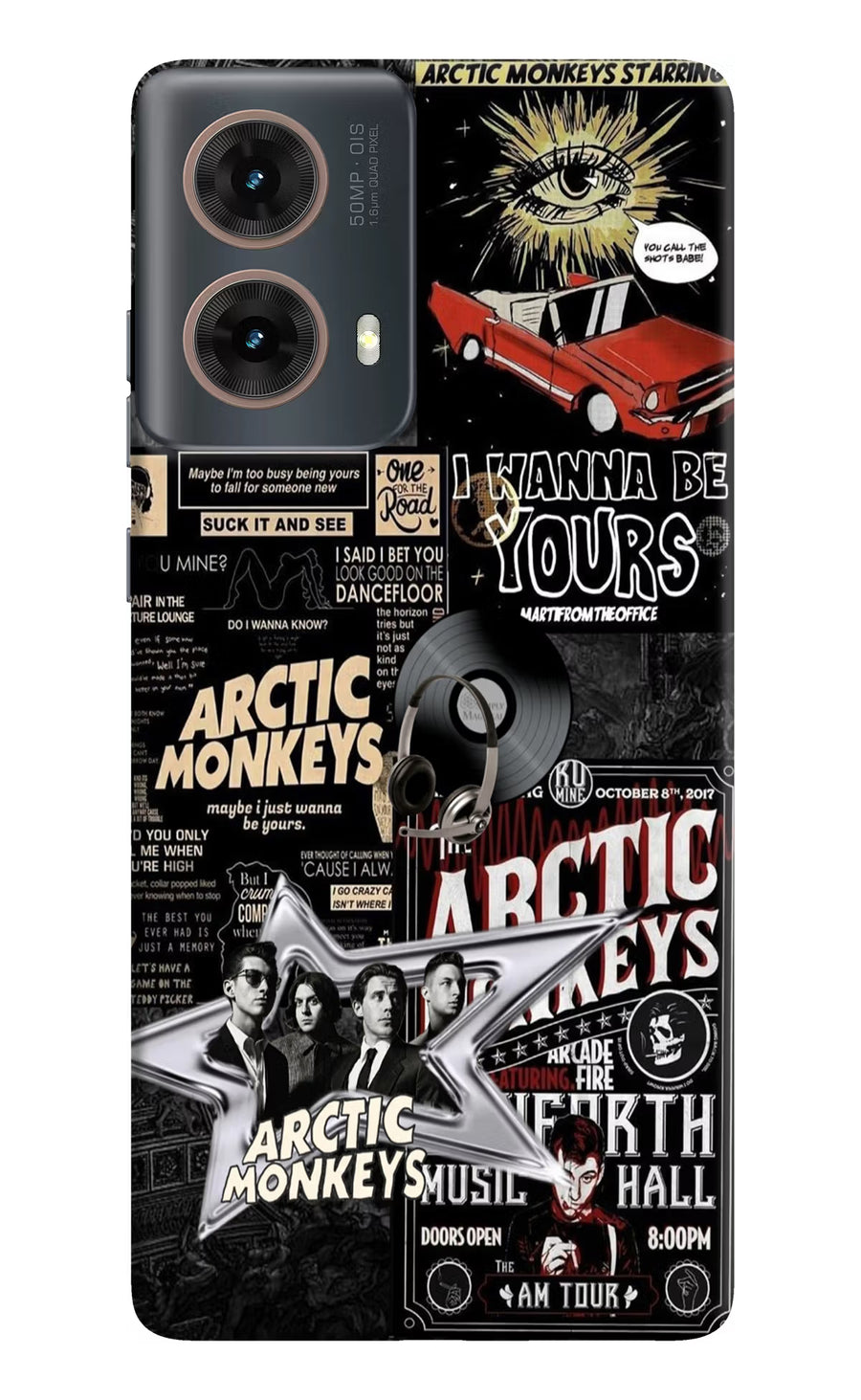 Arctic Monkeys Motorola G85 Back Cover, Hard case
