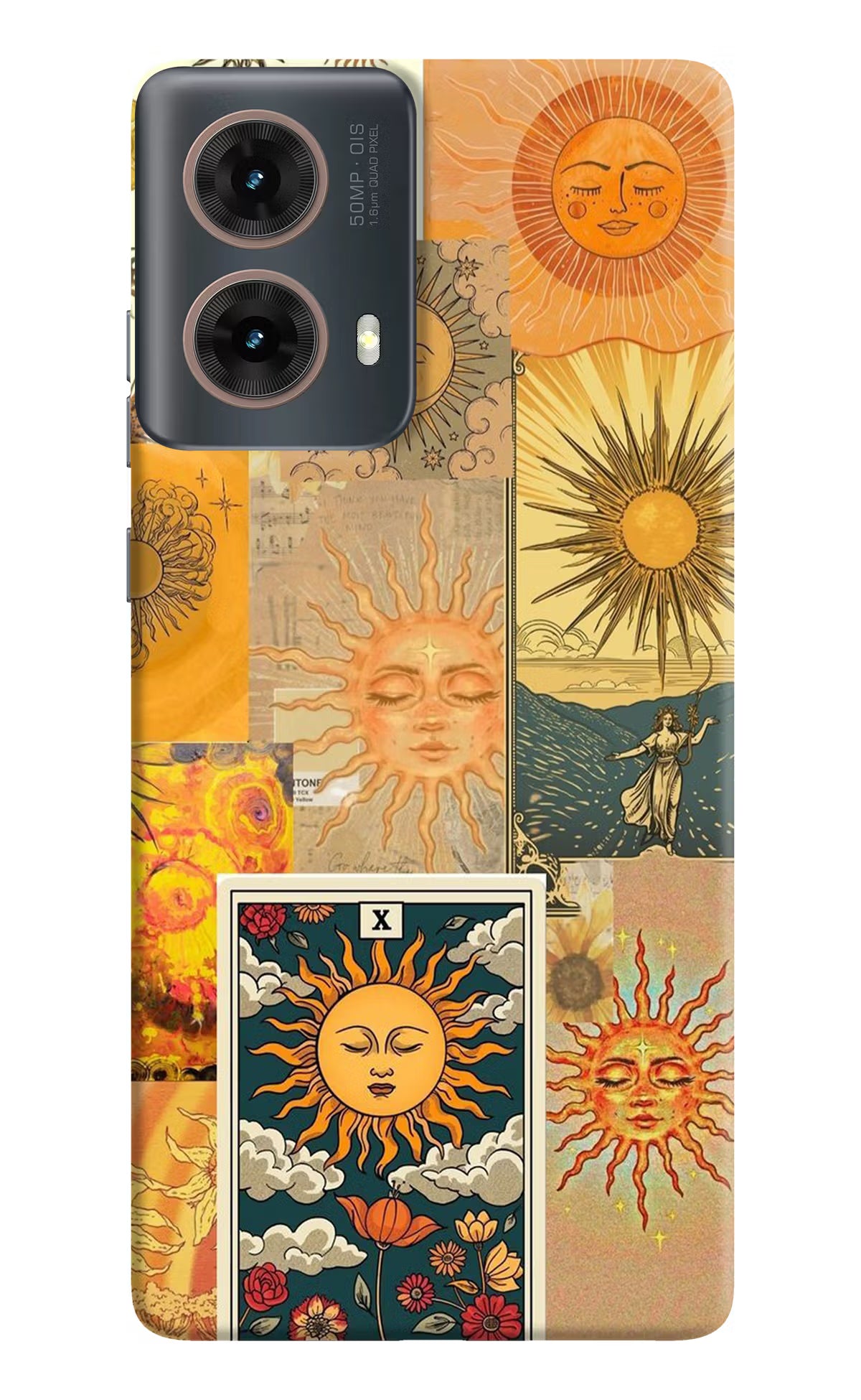 Sun Motorola G85 Hard Case Back Cover by Casekaro