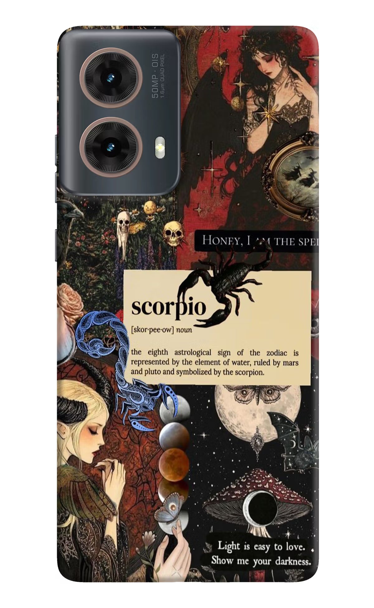 Scorpio Zodiac Motorola G85 Hard Case Back Cover by Casekaro