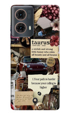 Taurus Zodiac Motorola G85 Hard Case Back Cover by Casekaro
