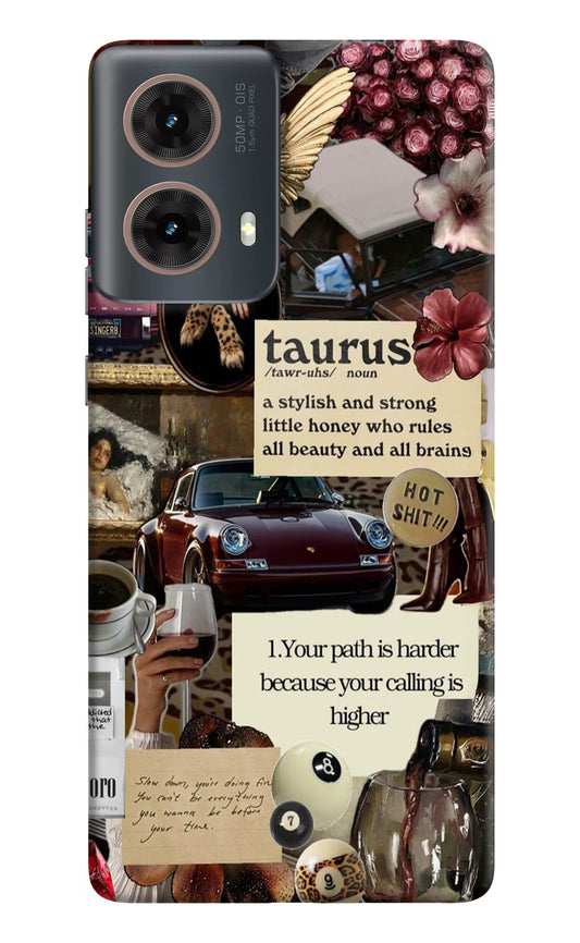 Taurus Zodiac Motorola G85 Hard Case Back Cover by Casekaro