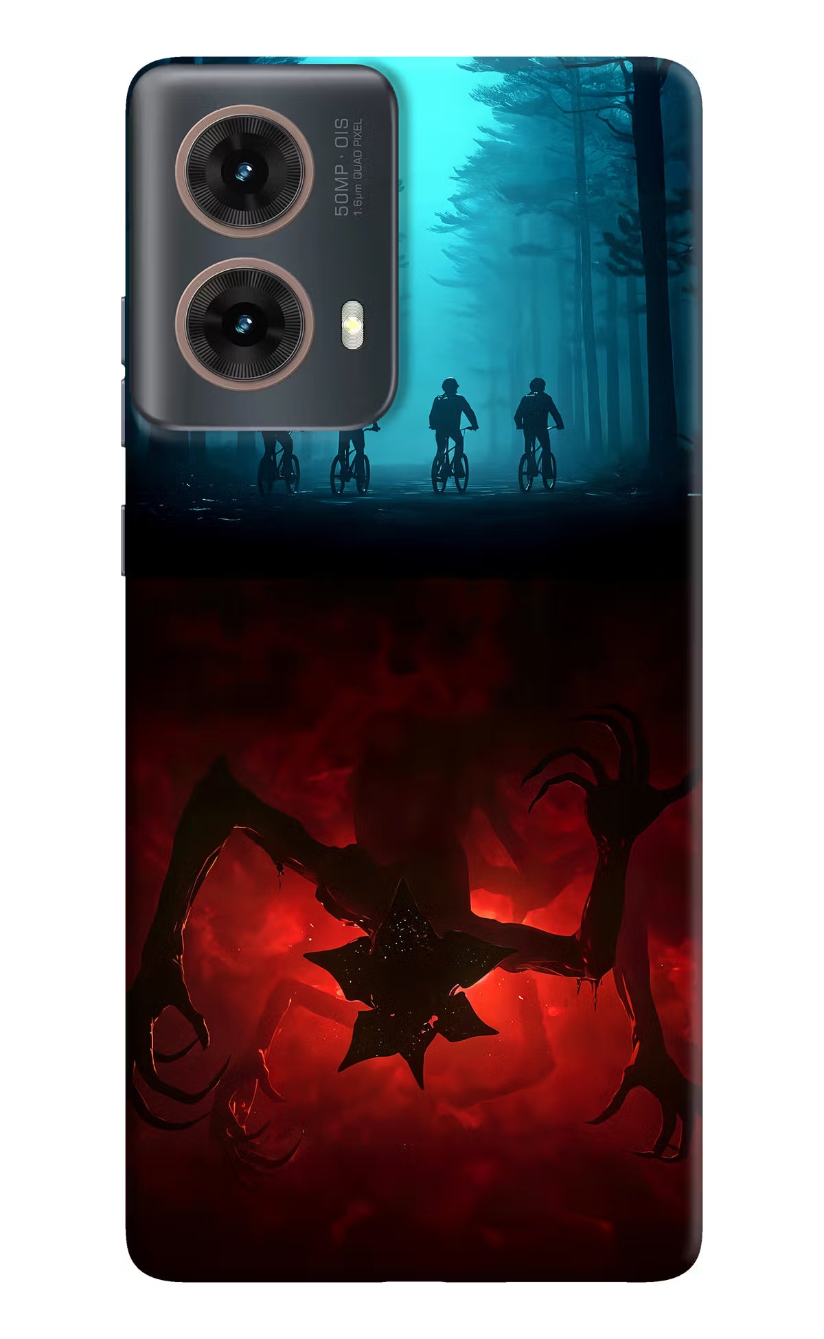 Ordinary Things Downside Up Motorola G85 Hard Case Back Cover by Casekaro