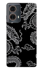 Twin Dragons Motorola G85 Hard Case Back Cover by Casekaro