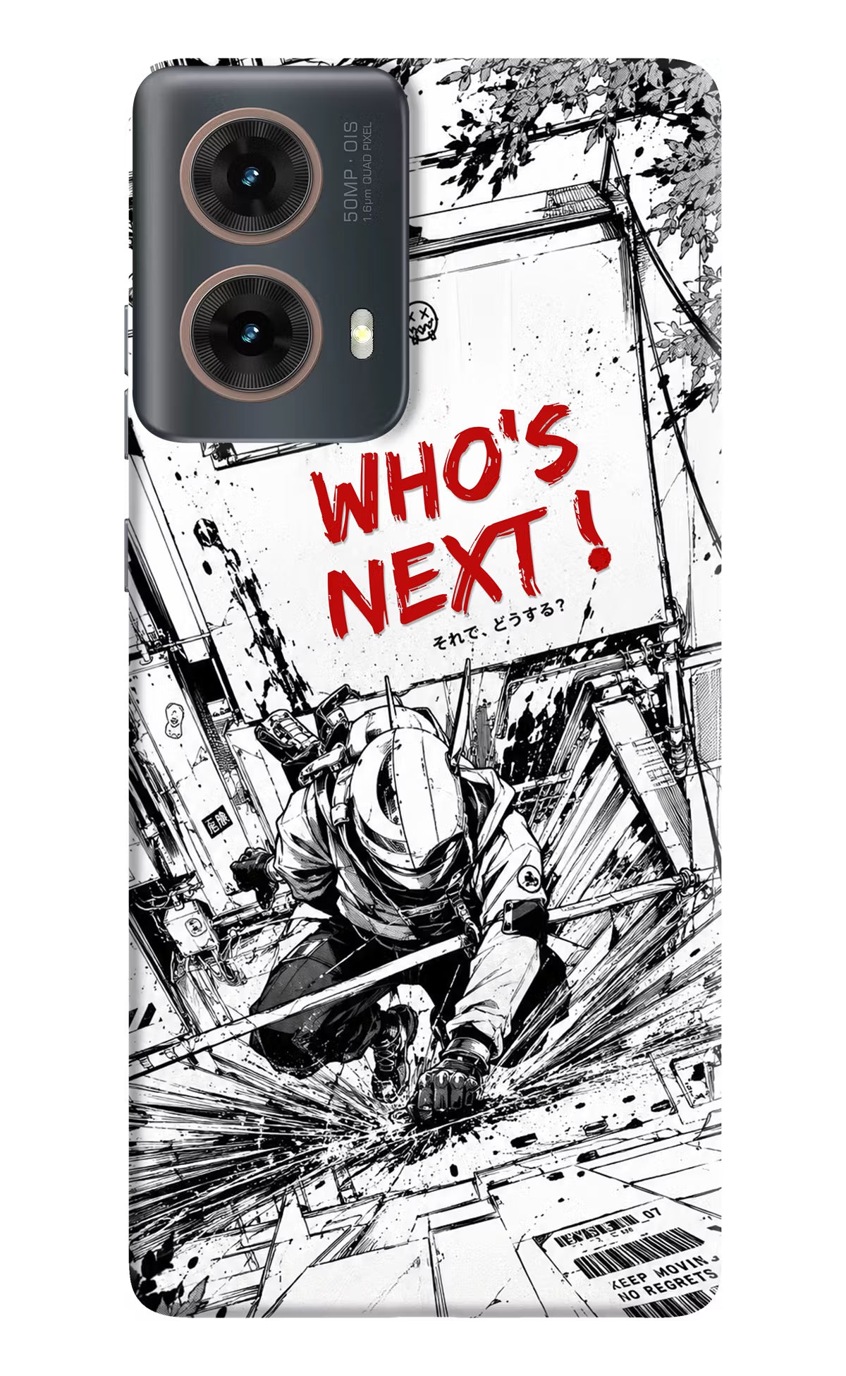 Who's Next Motorola G85 Hard Case Back Cover by Casekaro