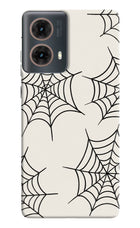 Spider Web Motorola G85 Hard Case Back Cover by Casekaro