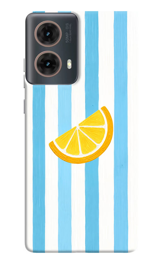 Summer Lemon Motorola G85 Hard Case Back Cover by Casekaro