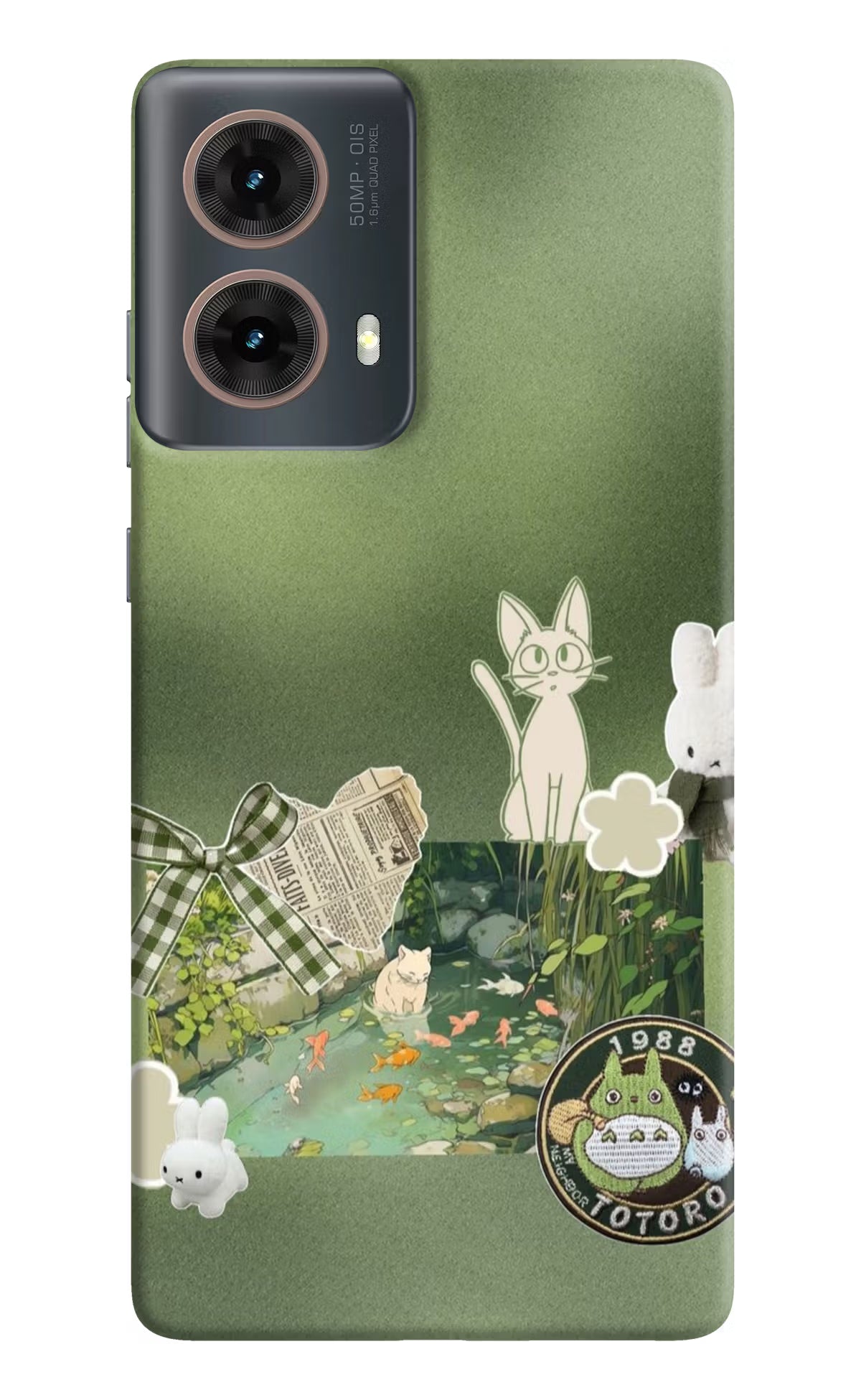 Aesthetic anime Motorola G85 Back Cover