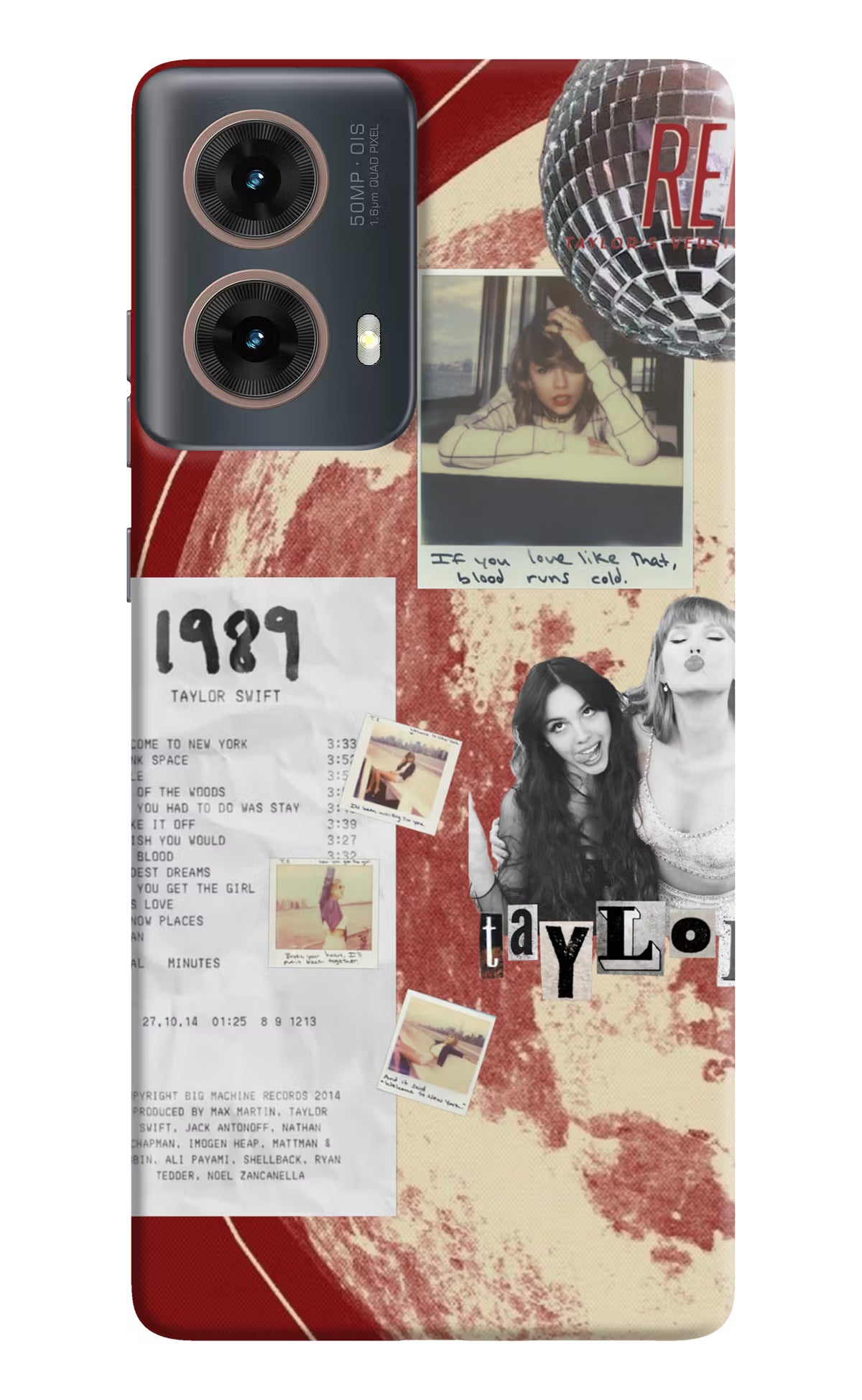 Taylor Swift Motorola G85 Back Cover