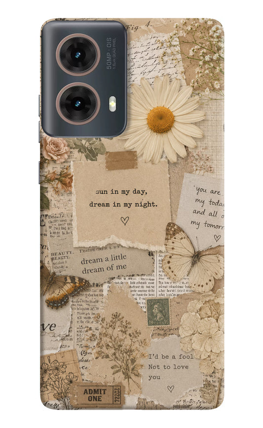 Vintage case Motorola G85 Hard Case Back Cover by Casekaro