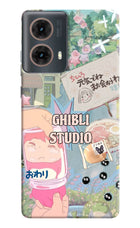 Studio Ghibli Motorola G85 Hard Case Back Cover by Casekaro