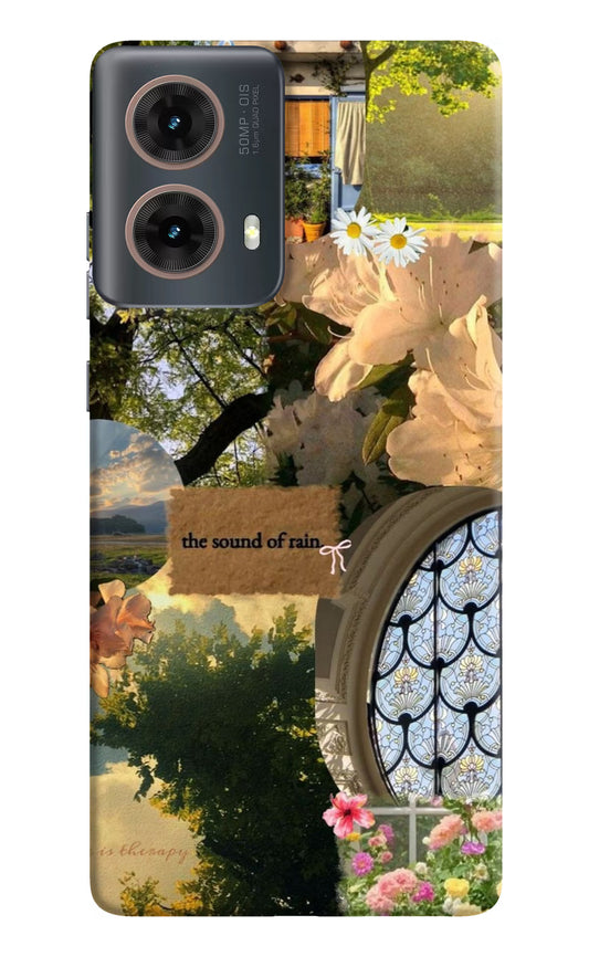 Rain Motorola G85 Back Cover