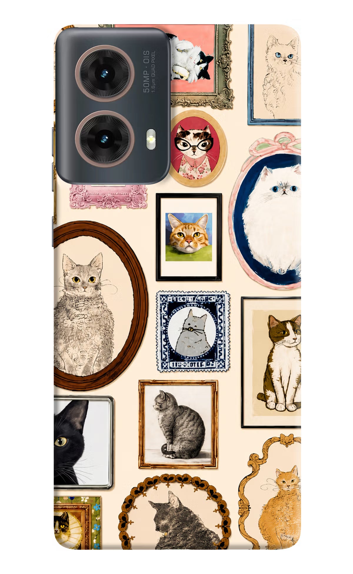 Mirror Cats Motorola G85 Back Cover
