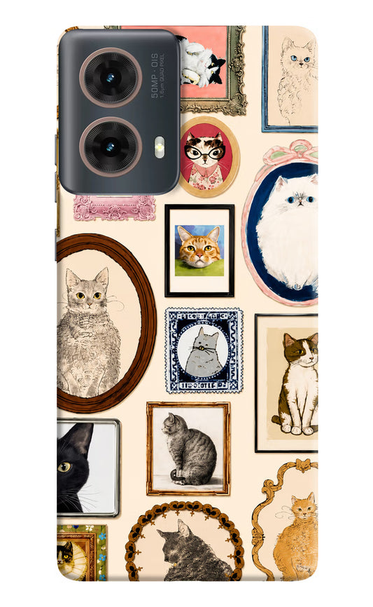 Mirror Cats Motorola G85 Hard Case Back Cover by Casekaro